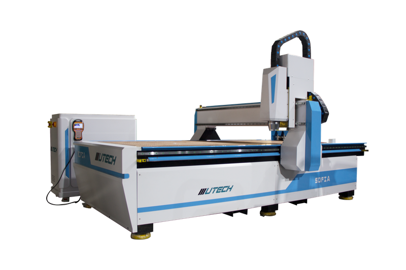 Mobilya için Ağır Hizmet 1300mm * 2500mm 4 Eksenli ATC Cnc Router