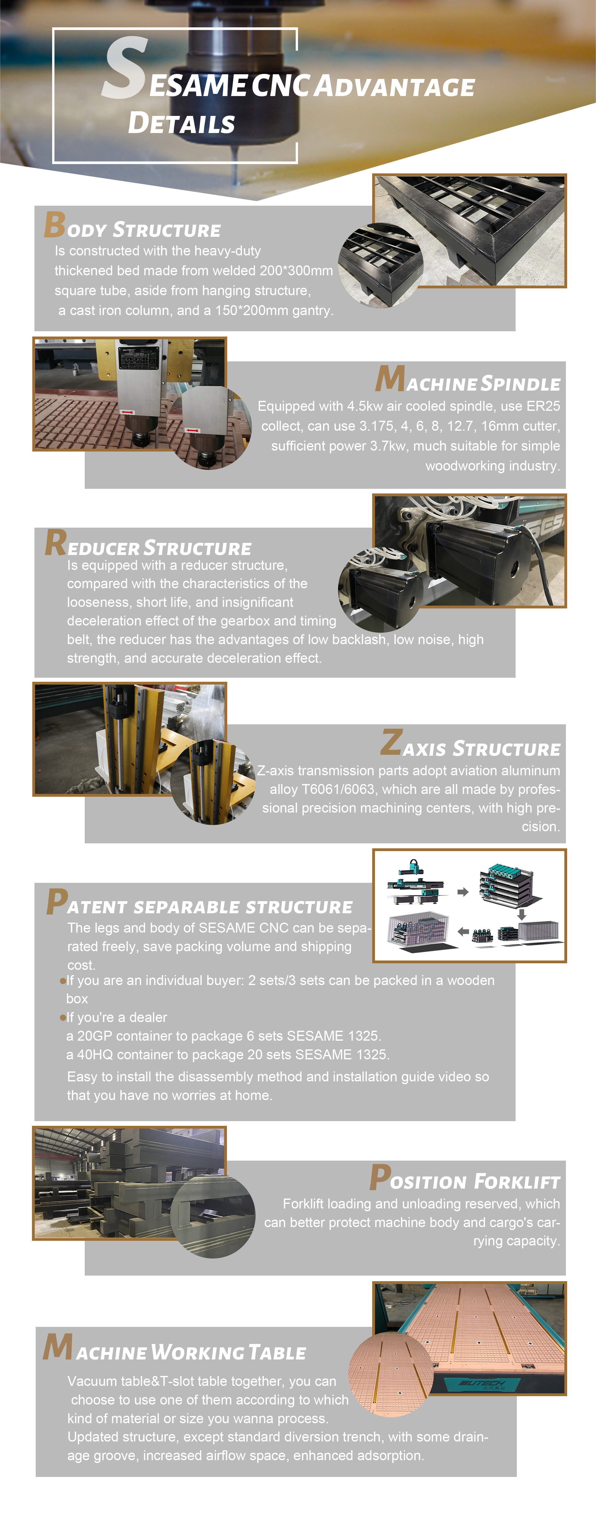 cnc yönlendirici ayrıntıları