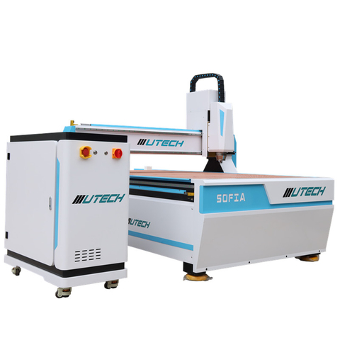 Ahşap Akrilik İçin 4 * 8FT Profesyonel Salınımlı Bıçak CNC Router