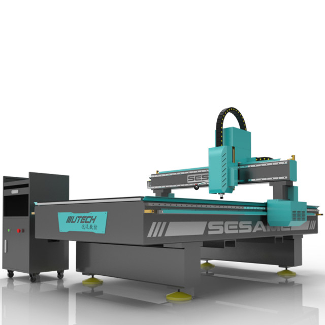 Deri KT Kurulu için 1325 Cnc Router CCD Salınımlı Teğetsel Bıçak Kesme Makinesi