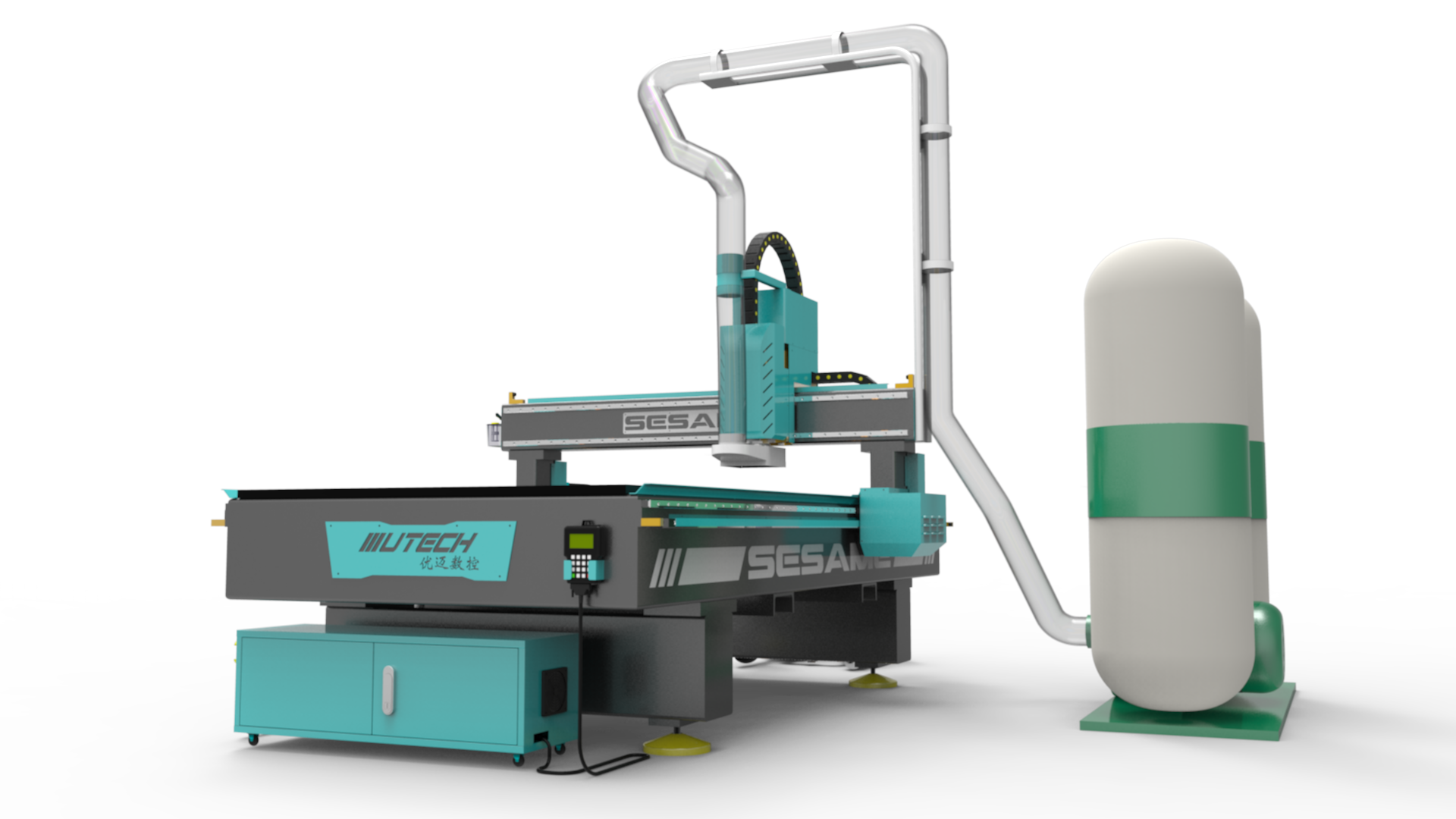 Reklam için Endüstriyel Taşınabilir Ahşap Cnc Router