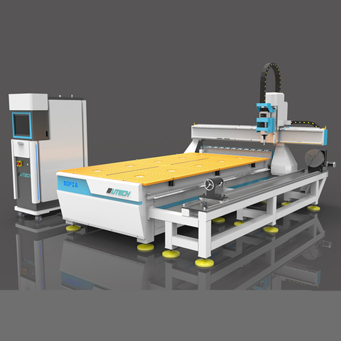 Model Yapımı için 4 Eksenli ATC CNC Router