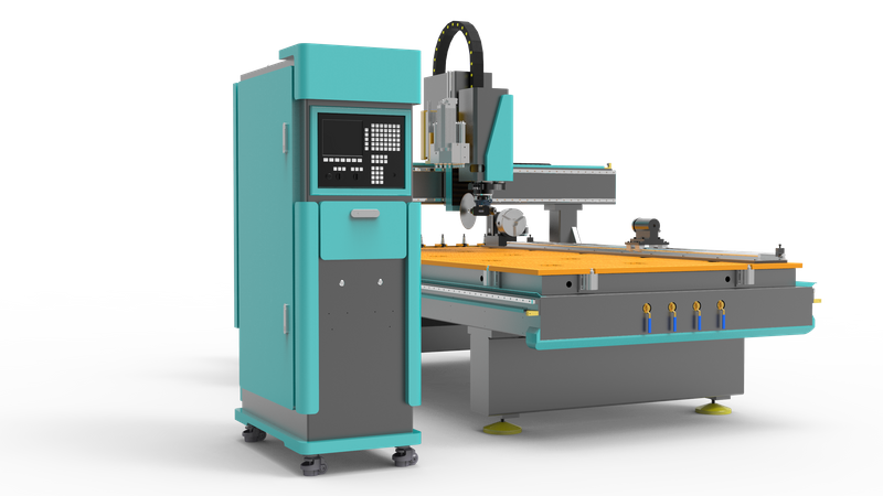 Sondaj Kafalı 4 eksenli ATC Cnc Makinesi