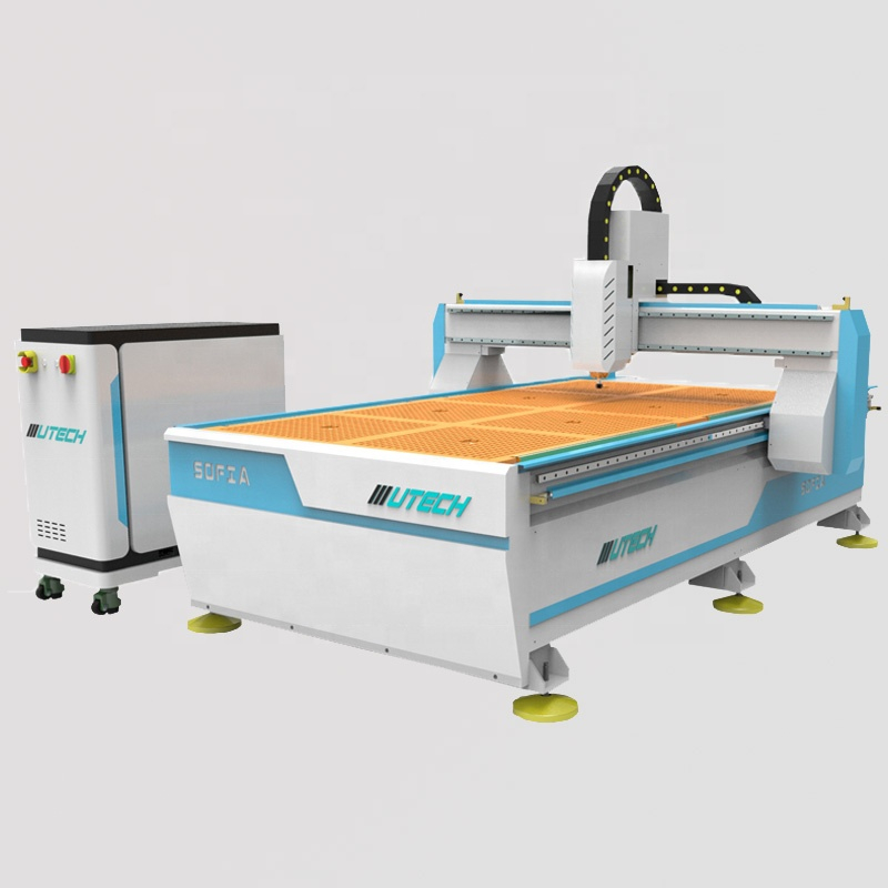 Alüminyum için Cnc Router Makinesi 3 Eksen Cnc 1325 Vakum Tablalı Ahşap Cnc Router