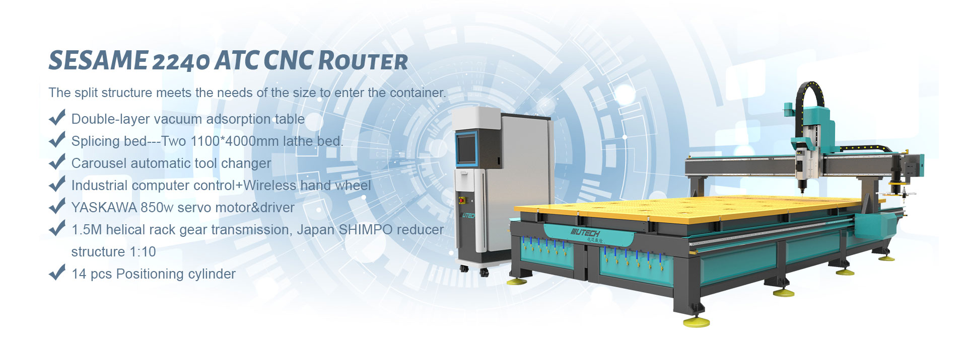 ATC CNC Yönlendirici