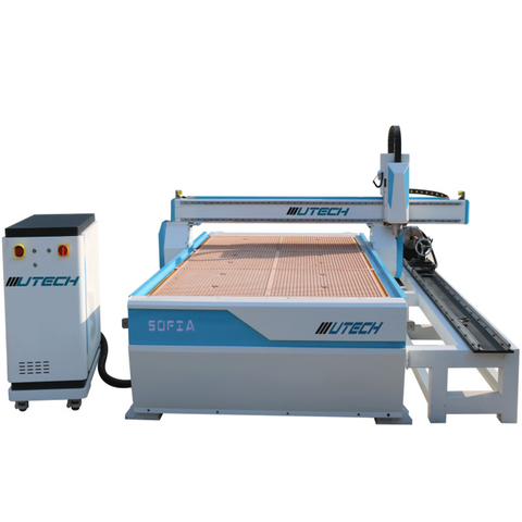 1300X2500mm 4 Eksen ATC CNC Router 3D Ağaç İşleme Makinesi Mobilya Dolabı Kesme Gravür