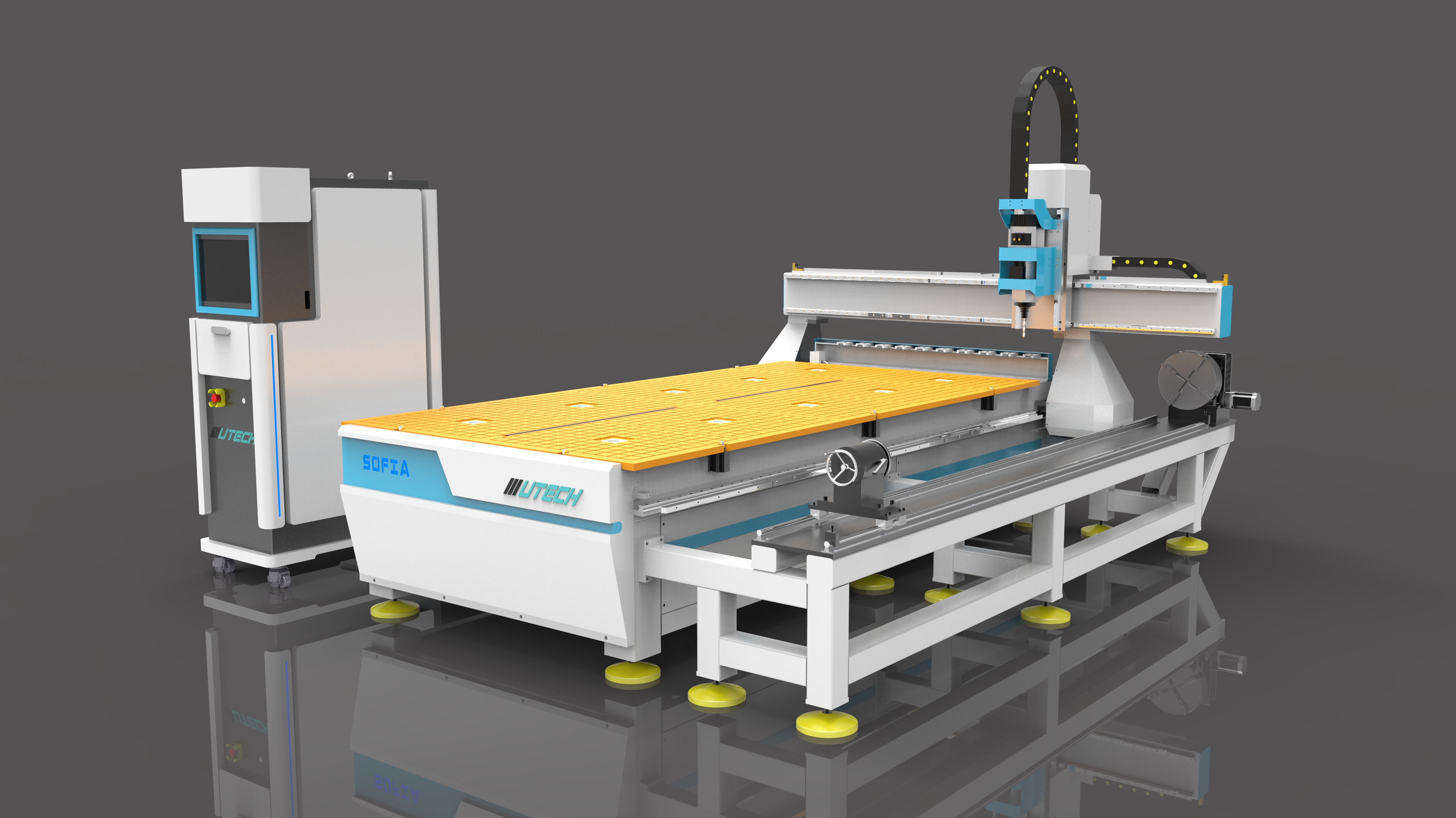 4. eksen ATC CNC