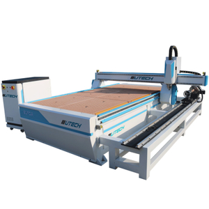 Toz Toplayıcılı Döner Cihaz 3D Ahşap MDF CNC Makinesi