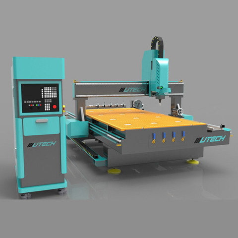 1325 Artcam 3D Akrilik Ahşap MDF Panel CNC Kesici Gravür Makinesi